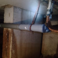 Замена участка стояка канализации в подвале дома №9 ул. 232 стрелковой дивизии